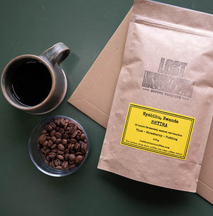 Freshly roasted subscription coffee in letterbox-friendly, biodegradable packaging
