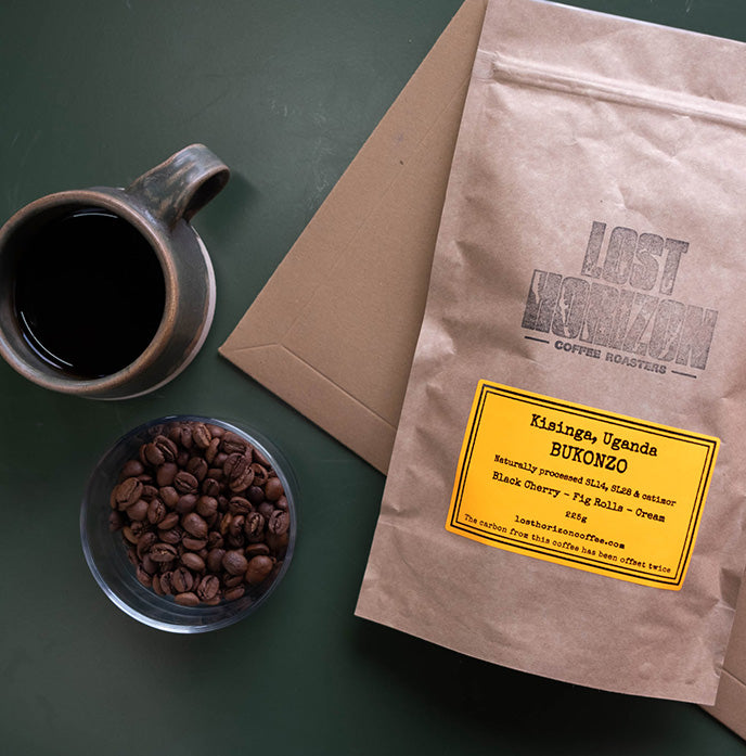 A gift subscription of freshly roasted coffees in letterbox friendly, biodegradable packaging